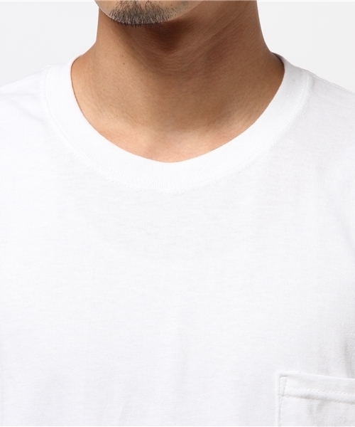 CIAOPANIC（チャオパニック）の「【Ciaopanic】　ポケットTeeC/N（Tシャツ/カットソー・メンズ・ホワイト・MEDIUM/LARGE）」の4枚目の写真