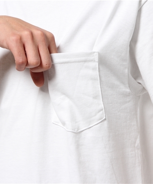 CIAOPANIC（チャオパニック）の「【Ciaopanic】　ポケットTeeC/N（Tシャツ/カットソー・メンズ・ホワイト・MEDIUM/LARGE）」の6枚目の写真