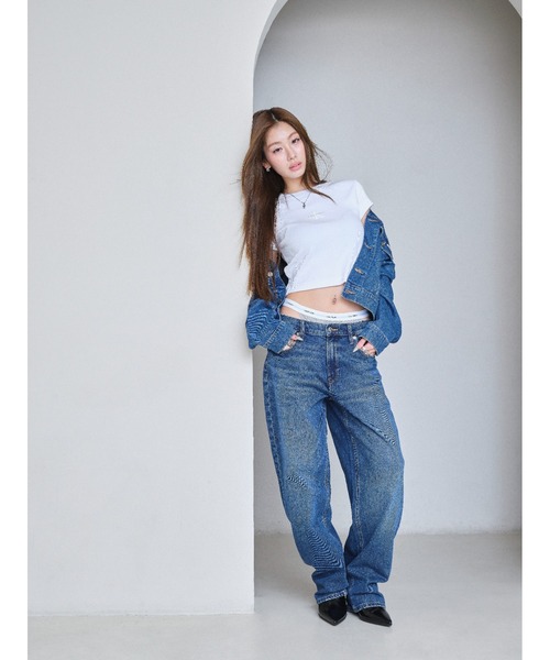 国内即発   モノグラムベビーTシャツ モノグラムベビーTシャツ（Tシャツ/カットソー）｜Calvin Klein
