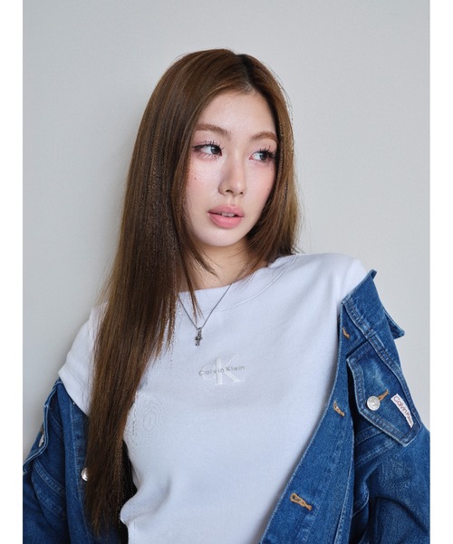 国内即発   モノグラムベビーTシャツ モノグラムベビーTシャツ（Tシャツ/カットソー）｜Calvin Klein