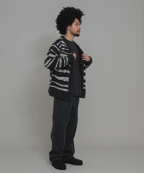 URBAN RESEARCH Sonny Label(アーバンリサーチサニーレーベル)の「ウール混スペースダイニットカーディガン(カーディガン/ボレロ・メンズ・ブラック系その他/ブルー系その他/ベージュ系その他・MEDIUM/LARGE)」の7枚目の写真