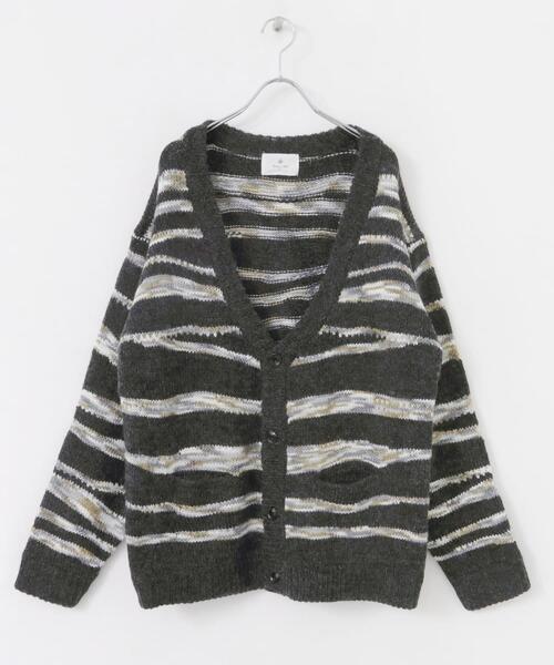 URBAN RESEARCH Sonny Label(アーバンリサーチサニーレーベル)の「ウール混スペースダイニットカーディガン(カーディガン/ボレロ・メンズ・ブラック系その他/ブルー系その他/ベージュ系その他・MEDIUM/LARGE)」の10枚目の写真