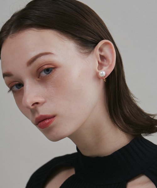 ciite' surgical stainless（シーテサージカルステンレス）の「【 金属アレルギー対応 】 シンプルパールイヤリング サージカルステンレス   (両耳用)（イヤリング・レディース・シルバー/ゴールド・S/L/M）」の11枚目の写真