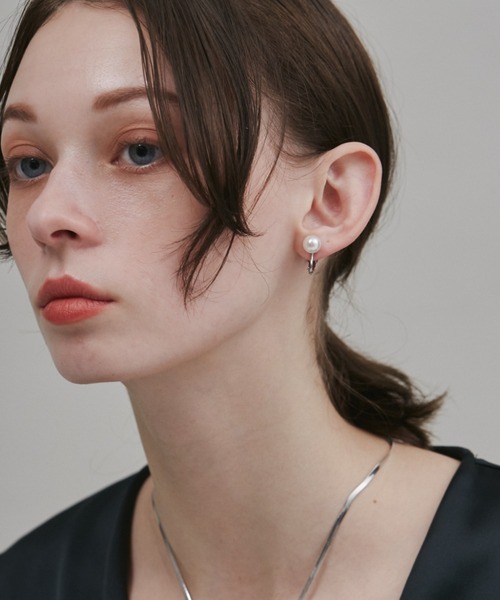 ciite' surgical stainless（シーテサージカルステンレス）の「【 金属アレルギー対応 】 シンプルパールイヤリング サージカルステンレス   (両耳用)（イヤリング・レディース・シルバー/ゴールド・S/L/M）」の13枚目の写真