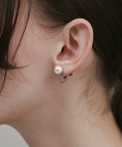 ciite' surgical stainless（シーテサージカルステンレス）の「【 金属アレルギー対応 】 シンプルパールイヤリング サージカルステンレス   (両耳用)（イヤリング・レディース・シルバー/ゴールド・S/L/M）」の20枚目の写真