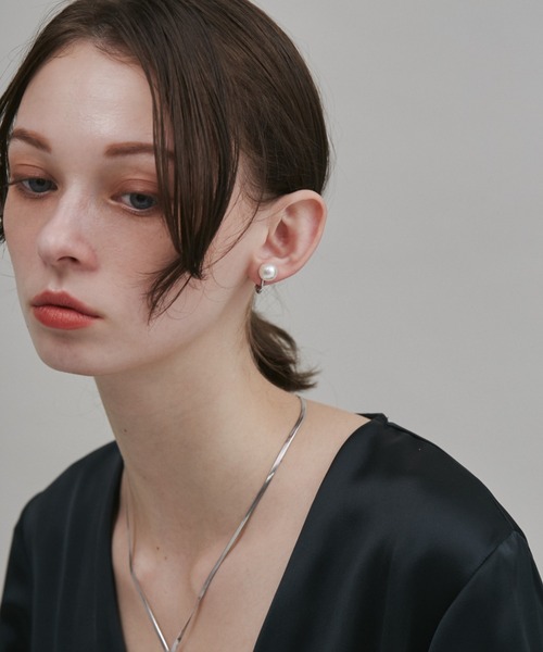 ciite' surgical stainless（シーテサージカルステンレス）の「【 金属アレルギー対応 】 シンプルパールイヤリング サージカルステンレス   (両耳用)（イヤリング・レディース・シルバー/ゴールド・S/L/M）」の21枚目の写真