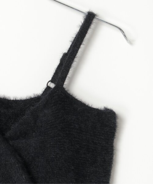 VENCEEXCHANGE(ヴァンスエクスチェンジ)の「ツイストニットビスチェ(キャミソール・レディース・オフホワイト/グレー/ブラック/ベージュ・FREE)」の7枚目の写真