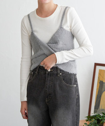 VENCEEXCHANGE（ヴァンスエクスチェンジ）の「ツイストニットビスチェ（キャミソール）」