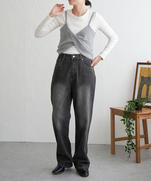 今期エクストリームカシミア Sequins Knit Belt ニット　ビスチェ ビスチェ かぎ編み ベスト ニット サマーニット トップス