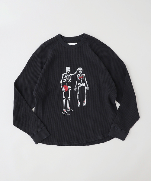 THRIFTY LOOK/スリフティールック Mars Skull Waffle(Tシャツ THRIFTY LOOK/スリフティールック Mars Skull Waffle(Tシャツ