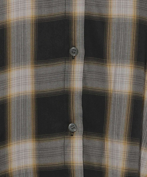 Elura（エルーラ）の「ソフトシアチェックシャツ/150339（シャツ/ブラウス・レディース・ベージュ/ブラック・MEDIUM/LARGE）」の8枚目の写真