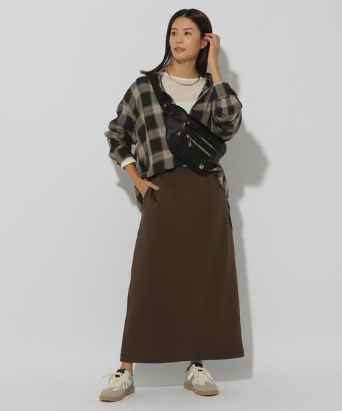 Elura（エルーラ）の「ソフトシアチェックシャツ/150339（シャツ/ブラウス・レディース・ベージュ/ブラック・MEDIUM/LARGE）」の18枚目の写真