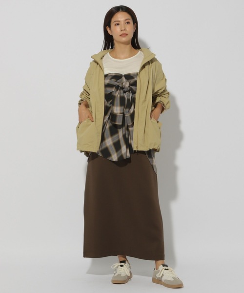 Elura（エルーラ）の「ソフトシアチェックシャツ/150339（シャツ/ブラウス・レディース・ベージュ/ブラック・MEDIUM/LARGE）」の20枚目の写真