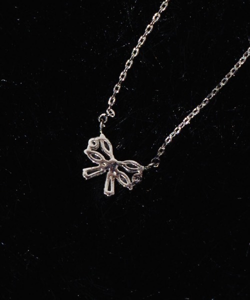 flower（フラワー）の「ビジューリボンネックレス（ネックレス・レディース・シルバー/ゴールド・FREE）」の9枚目の写真