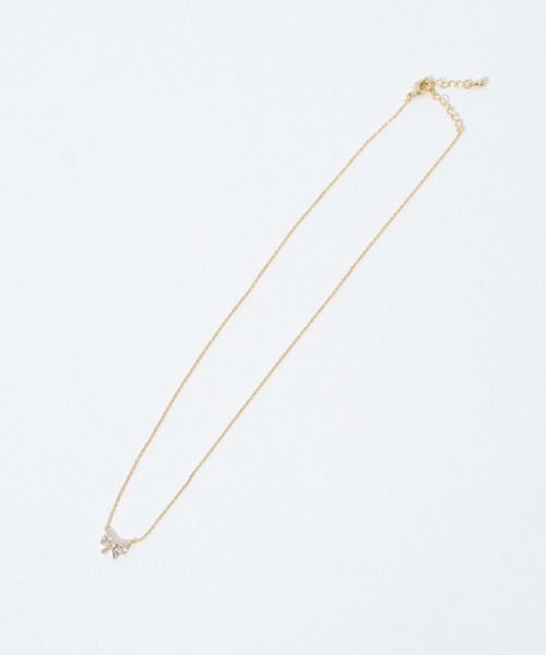 flower（フラワー）の「ビジューリボンネックレス（ネックレス・レディース・シルバー/ゴールド・FREE）」の13枚目の写真