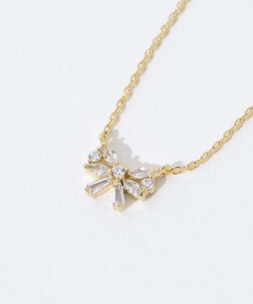 flower（フラワー）の「ビジューリボンネックレス（ネックレス・レディース・シルバー/ゴールド・FREE）」の14枚目の写真