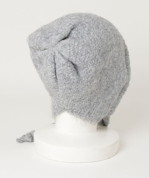 RUBY AND YOU（ルビーアンドユー）の「［select］ストラップニット帽（ニットキャップ/ビーニー・レディース・アイボリー/グレー/ブルー・FREE）」の7枚目の写真