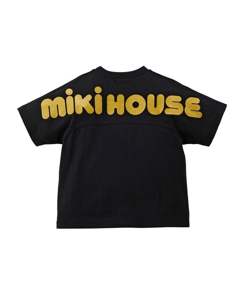 MIKI HOUSE(ミキハウス)の「バックロゴ半袖Tシャツ(Tシャツ/カットソー・キッズ・ブルー系その他/ホワイト/ブラック・150cm/140cm/130cm/120cm/110cm/100cm/80cm/90cm)」の2枚目の写真