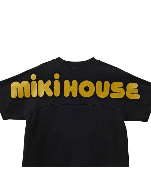 MIKI HOUSE(ミキハウス)の「バックロゴ半袖Tシャツ(Tシャツ/カットソー・キッズ・ブルー系その他/ホワイト/ブラック・150cm/140cm/130cm/120cm/110cm/100cm/80cm/90cm)」の6枚目の写真