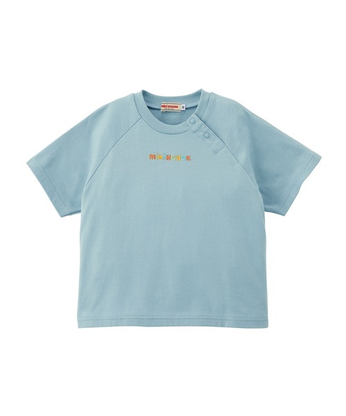 MIKI HOUSE(ミキハウス)の「バックロゴ半袖Tシャツ(Tシャツ/カットソー・キッズ・ブルー系その他/ホワイト/ブラック・150cm/140cm/130cm/120cm/110cm/100cm/80cm/90cm)」の7枚目の写真