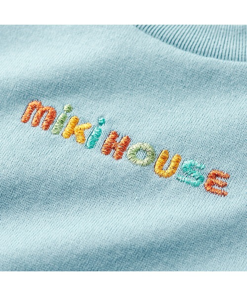 MIKI HOUSE(ミキハウス)の「バックロゴ半袖Tシャツ(Tシャツ/カットソー・キッズ・ブルー系その他/ホワイト/ブラック・150cm/140cm/130cm/120cm/110cm/100cm/80cm/90cm)」の8枚目の写真