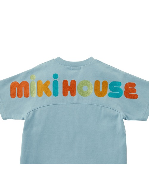 MIKI HOUSE(ミキハウス)の「バックロゴ半袖Tシャツ(Tシャツ/カットソー・キッズ・ブルー系その他/ホワイト/ブラック・150cm/140cm/130cm/120cm/110cm/100cm/80cm/90cm)」の10枚目の写真