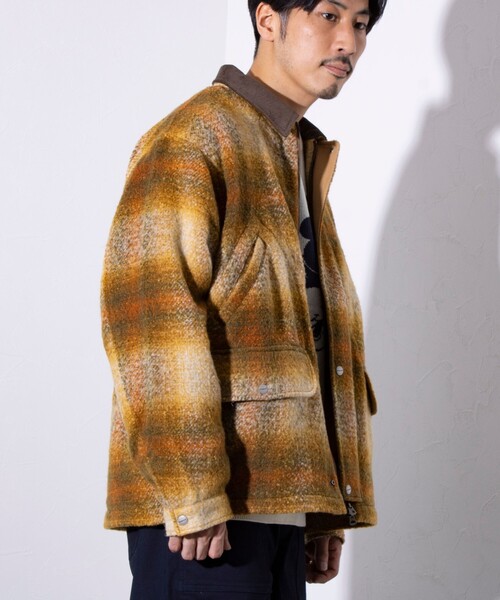 PENDLETON(ペンドルトン)の「【PENDLETON/ペンドルトン】チェック ハンティングブルゾン UNISEX/ユニセックス(ブルゾン・メンズ・ブラック/タン/グリーン・M/L)」の9枚目の写真