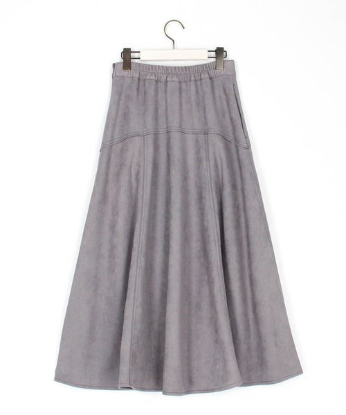 NICOLE white（ニコルホワイト）の「フレアスカート（スカート・レディース・ネイビー/オレンジ/ブラック/オフホワイト/グレー・FREE）」の11枚目の写真