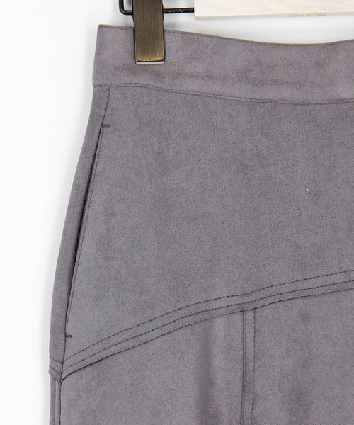 NICOLE white（ニコルホワイト）の「フレアスカート（スカート・レディース・ネイビー/オレンジ/ブラック/オフホワイト/グレー・FREE）」の13枚目の写真