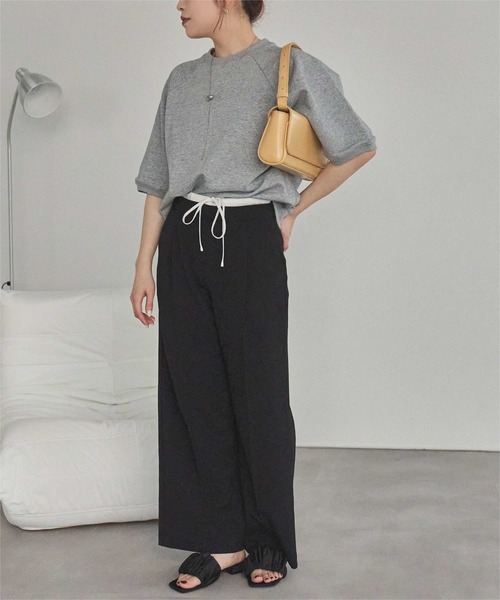 titivate（ティティベイト）の「サテンギャザーサンダル（サンダル・レディース・ブラウン/ネイビー/ブラック・LL/L/M/S）」の8枚目の写真