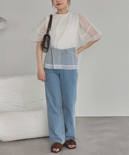 titivate（ティティベイト）の「サテンギャザーサンダル（サンダル・レディース・ブラウン/ネイビー/ブラック・LL/L/M/S）」の11枚目の写真