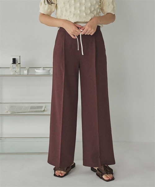 titivate（ティティベイト）の「サテンギャザーサンダル（サンダル・レディース・ブラウン/ネイビー/ブラック・LL/L/M/S）」の13枚目の写真