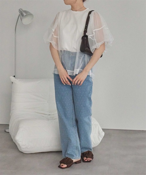 titivate（ティティベイト）の「サテンギャザーサンダル（サンダル・レディース・ブラウン/ネイビー/ブラック・LL/L/M/S）」の15枚目の写真