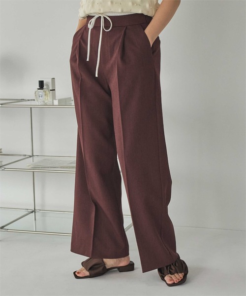 titivate（ティティベイト）の「サテンギャザーサンダル（サンダル・レディース・ブラウン/ネイビー/ブラック・LL/L/M/S）」の16枚目の写真