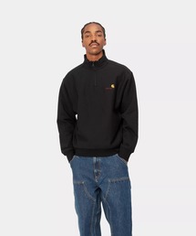 Carhartt WIP HALF ZIP AMERICAN SCRIPT SWEATSHIRT(カーハート ワークインプログレス ハーフジップ アメリカン スクリプト スウェットシャツ)