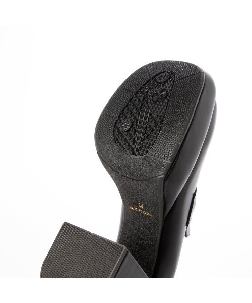 Mafmof(マフモフ)の「Mafmof(マフモフ)9cmチャンキーヒール厚底プラットフォームローファーパンプス(パンプス・レディース・ブラック系その他/ブラック・S/M/L/LL)」の8枚目の写真