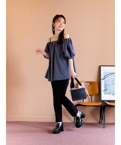 Mafmof(マフモフ)の「Mafmof(マフモフ)9cmチャンキーヒール厚底プラットフォームローファーパンプス(パンプス・レディース・ブラック系その他/ブラック・S/M/L/LL)」の21枚目の写真