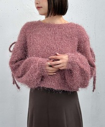 archives | ショルダースリットラメフェザーニット(ニット/セーター)