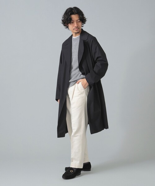 セール】【別注】hevo / BRINDISI コットンギャバジン ダブルブレスト