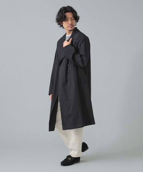 セール】【別注】hevo / BRINDISI コットンギャバジン ダブルブレスト