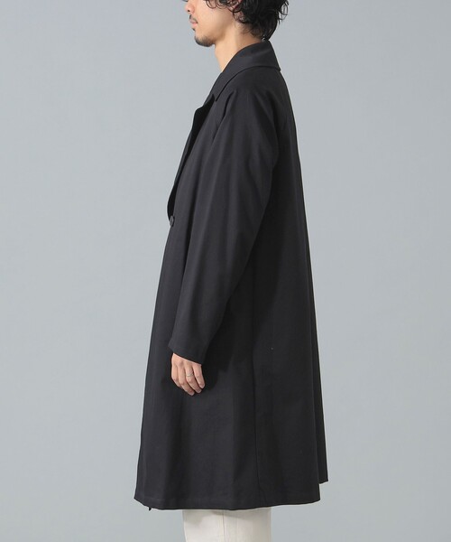 HEVO(イーヴォ)の「【別注】hevo / BRINDISI コットンギャバジン ダブルブレスト コート(その他アウター・メンズ・ブラック・42/44/46/48/50)」の10枚目の写真