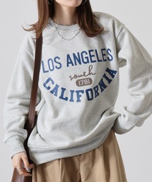 Fleece-lined print sweatshirt / 裏起毛プリントトレーナー unisex