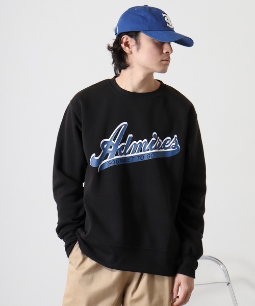 FUNALIVE(ファンアライブ)の「Fleece-lined print sweatshirt / 裏起毛プリントトレーナー unisex(スウェット・メンズ・ホワイト系3/ブラック系2/ベージュ系1/グリーン系1/杢グレー/ヘザーチャコール/ネイビー/グレイッシュベージュ/ホワイト系1/ホワイト系2/ブラック系1/ブラック系3/グレー系1/ネイビー系1/チャコール/オートミール/グリーン/ブラック/チャコールアッシュ/チャコールグレー・M/L/XL)」の7枚目の写真