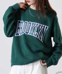 Fleece-lined print sweatshirt / 裏起毛プリントトレーナー unisex