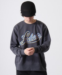 Fleece-lined print sweatshirt / 裏起毛プリントトレーナー unisex