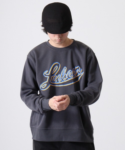 FUNALIVE(ファンアライブ)の「Fleece-lined print sweatshirt / 裏起毛プリントトレーナー unisex(スウェット・メンズ・ホワイト系3/ブラック系2/ベージュ系1/グリーン系1/杢グレー/ヘザーチャコール/ネイビー/グレイッシュベージュ/ホワイト系1/ホワイト系2/ブラック系1/ブラック系3/グレー系1/ネイビー系1/チャコール/オートミール/グリーン/ブラック/チャコールアッシュ/チャコールグレー・M/L/XL)」の13枚目の写真