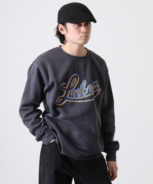 FUNALIVE(ファンアライブ)の「Fleece-lined print sweatshirt / 裏起毛プリントトレーナー unisex(スウェット・メンズ・ホワイト系3/ブラック系2/ベージュ系1/グリーン系1/杢グレー/ヘザーチャコール/ネイビー/グレイッシュベージュ/ホワイト系1/ホワイト系2/ブラック系1/ブラック系3/グレー系1/ネイビー系1/チャコール/オートミール/グリーン/ブラック/チャコールアッシュ/チャコールグレー・M/L/XL)」の21枚目の写真