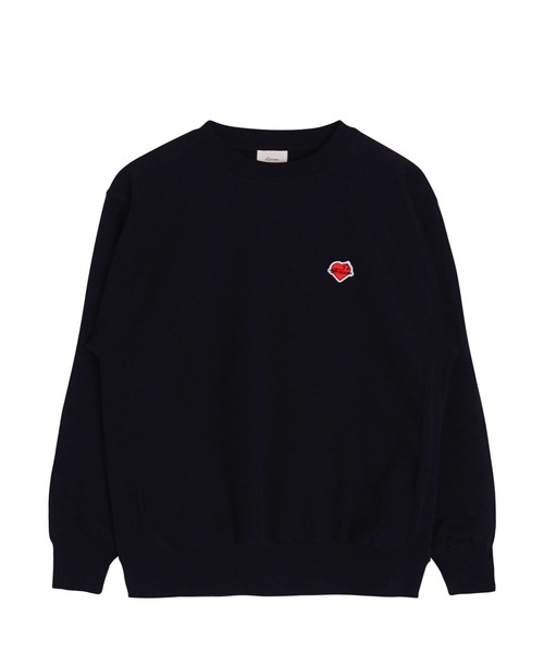 #Re:room（リルーム）の「ハートアイコンワッペンビッグトレーナー（スウェット・メンズ・ブラック/グレー・M-L/S-M）」の20枚目の写真