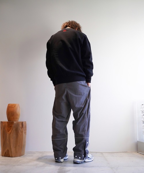 #Re:room（リルーム）の「ハートアイコンワッペンビッグトレーナー（スウェット・メンズ・ブラック/グレー・M-L/S-M）」の17枚目の写真