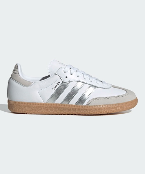 adidas(アディダス)の「サンバ OG / Samba OG / アディダスオリジナルス adidas Originals(スニーカー・レディース・ホワイト×シルバー・22.5cm/22.0cm/29.0cm/28.5cm/28.0cm/27.5cm/27.0cm/26.5cm/26.0cm/25.5cm/25.0cm/24.5cm/24.0cm/23.5cm/23.0cm)」の14枚目の写真